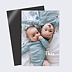 Magnet faire-part naissance Jumeaux modernes