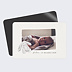 Magnet faire-part naissance Petit Lapin Gris
