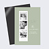 Magnet faire-part naissance Photomaton Amande Recto