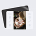 Magnet faire-part naissance Pictogrammes Jumeaux