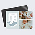 Magnet Faire-part Naissance Baleine Certificat