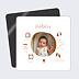 Magnet faire-part naissance Certificat fille