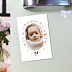 Magnet faire-part naissance Jouets terracotta