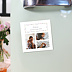 Magnet faire-part naissance Multi Feuilles d'Automne