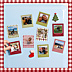 Magnet famille Noël vichy