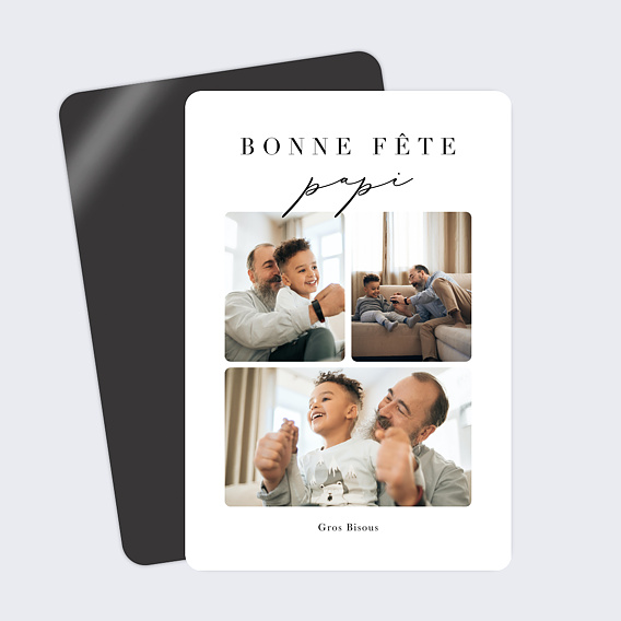 Magnet Fête des Grands-Pères Trois Souvenirs