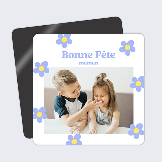 Magnet fête des mères Flowers Party