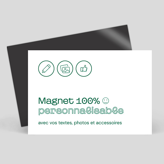 Magnet Invitation Anniversaire Modèle 100% Personnalisable