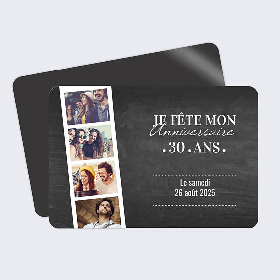 Invitation anniversaire Surprise - Popcarte