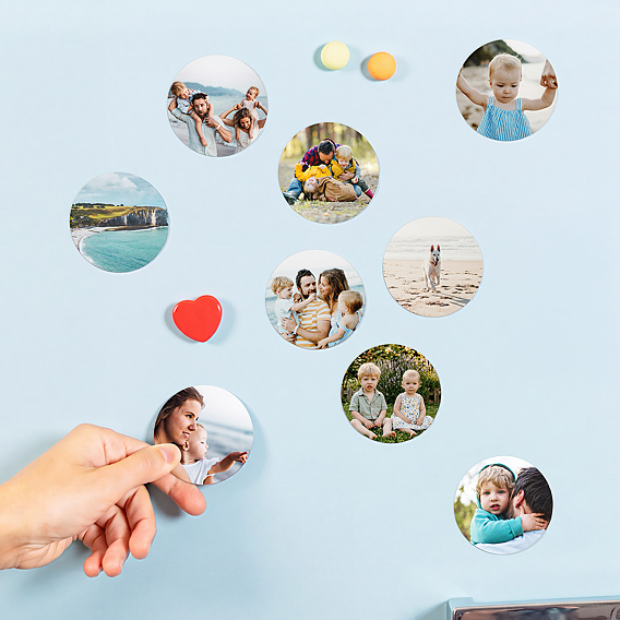 Magnets Magnet photo rond