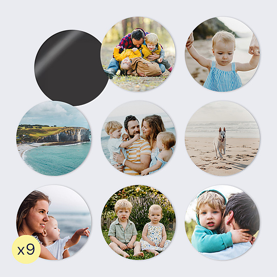 Magnets Magnet photo rond