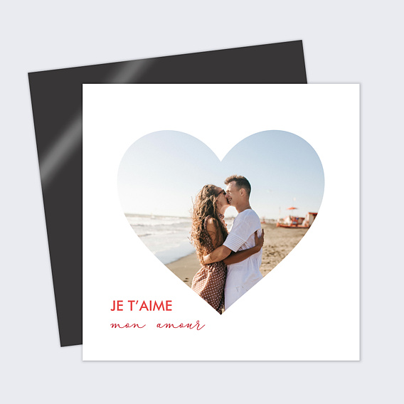 Magnet photo Cœur Photo