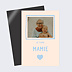 Magnet photo Cœur Bleu Ciel