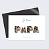 Magnet photo Lettres Papa