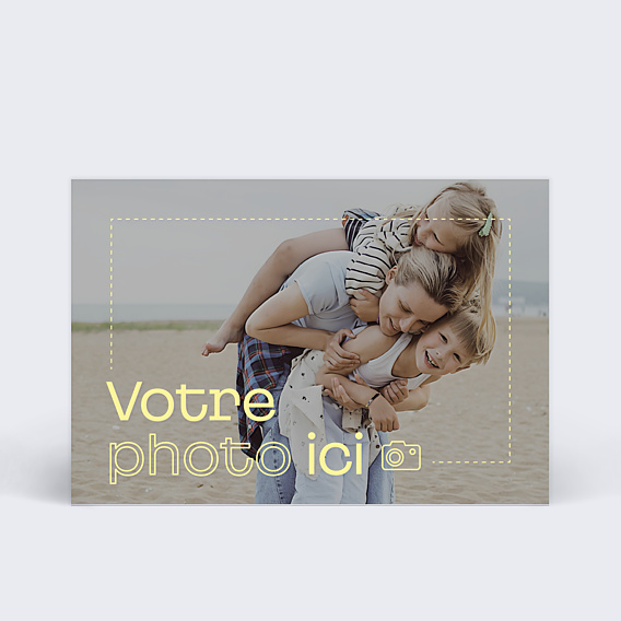 Magnet famille Votre Photo ici