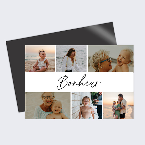 Magnet famille Bandeau Manuscrit