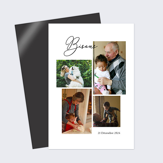 Magnet famille Collage