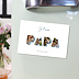 Magnet famille Lettres Papa