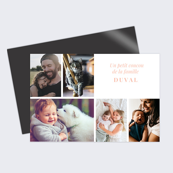 Magnet famille Magnet Joli Multi Recto