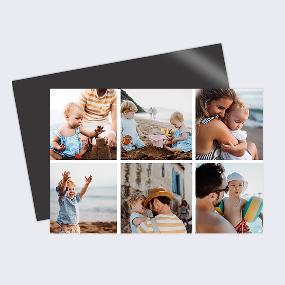 Magnet photo Magnet Multiphoto 6 Photos Recto