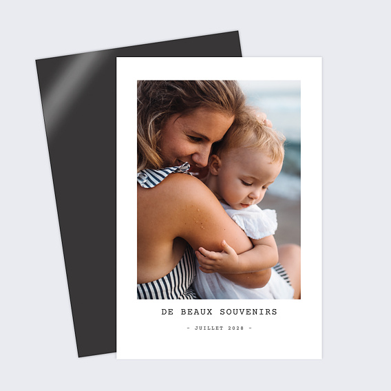 Magnet famille Magnet Polaroid Simple Recto