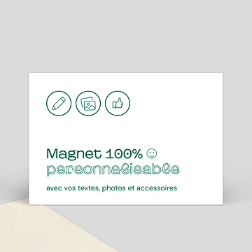 Magnet Photo Magnet 100% Personnalisable