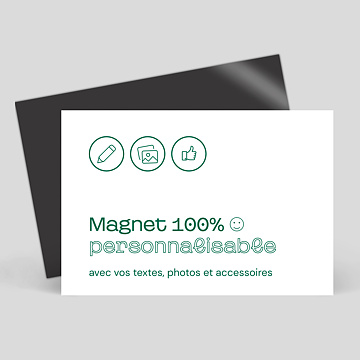 Magnet Remerciements Anniversaire Mod�le 100% Personnalisable