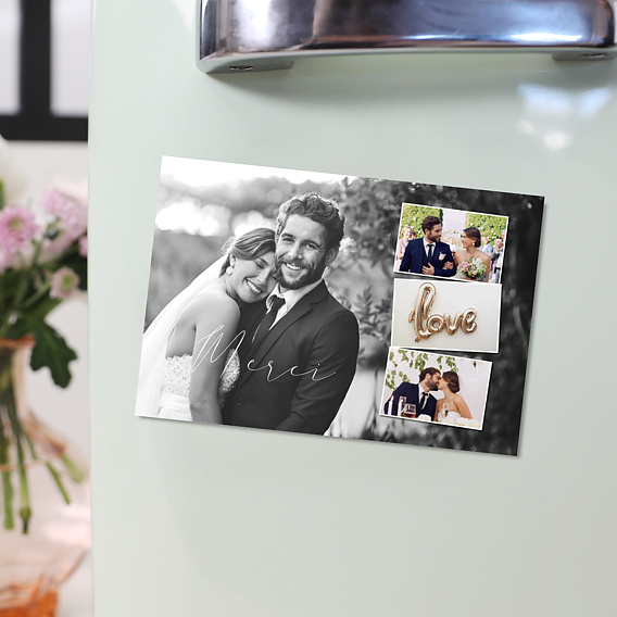 Magnet Remerciements Mariage Remerciements Mariage Vignettes