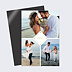Magnet remerciement mariage Losange Fleuri Recto