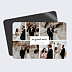Magnet remerciement mariage Multiphoto étiquette paysage
