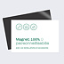 Magnet remerciement mariage Remerciements Mariage Modèle Vierge