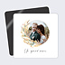 Magnet remerciement mariage Bohemia Recto