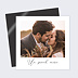 Magnet remerciement mariage Polaroïd Recto