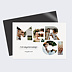 Magnet Remerciements Mariage Merci en photos