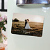 Magnet remerciement mariage Bandeau (dos photo)