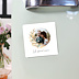 Magnet remerciement mariage Bohemia