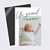 Magnet remerciements naissance Grande Typo Recto