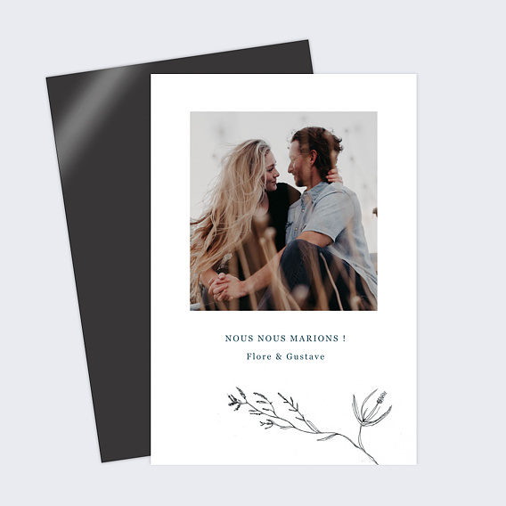 Magnet Save the Date Idylle
