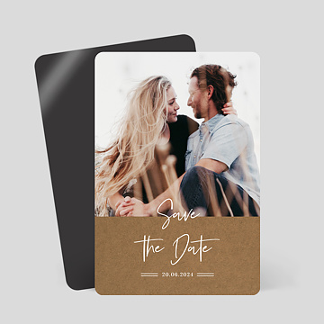 Magnet Save the Date Boh�me 