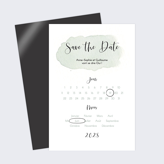 Magnet Save the Date Tempo