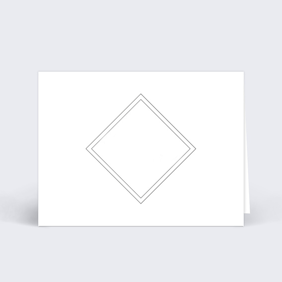 Marque-place anniversaire  Charme Classique