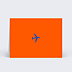 Marque-place anniversaire  Billet d'Avion Verso