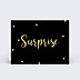 Marque-place anniversaire  Surprise Verso