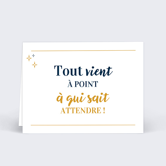 Marque-place Anniversaire  2 en 1