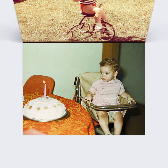 Marque-place anniversaire Qui Est Ce Bébé ? Intérieur Droit