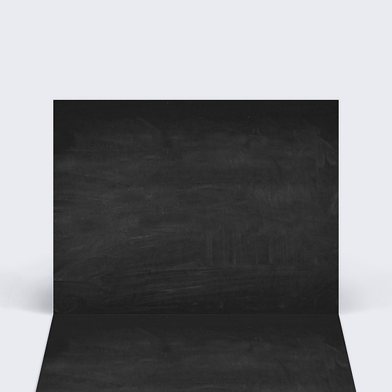 Marque-place anniversaire  Ardoise Avant Après Intérieur Gauche