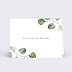 Marque-place anniversaire  Couronne Eucalyptus Minimaliste
