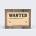 Marque-place Anniversaire  Wanted