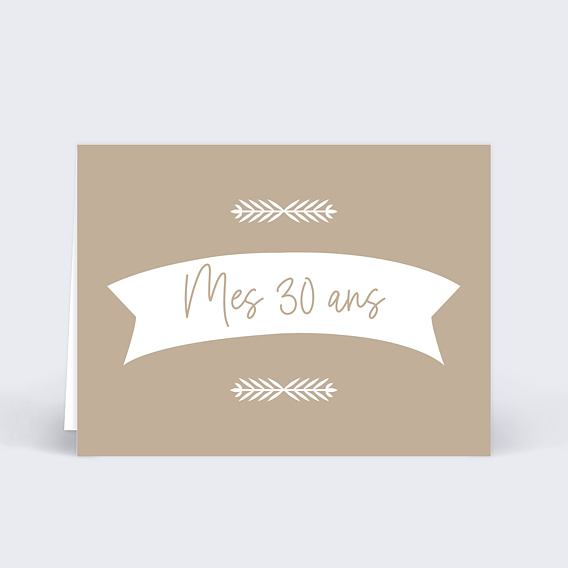 Marque-place anniversaire  Photomaton Verso