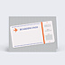 Marque-place Anniversaire Billet d'Avion
